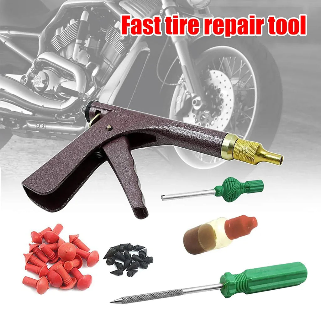 Tyre Repair Tool Kit for Vehicle Moto Emergency Flat Tyre Puncture Fix Set