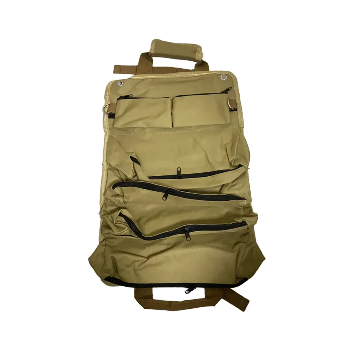 Portable Car Hardware Tool Kit Durable Oxford Bag for Vehicle Emergency Repair – Khaki