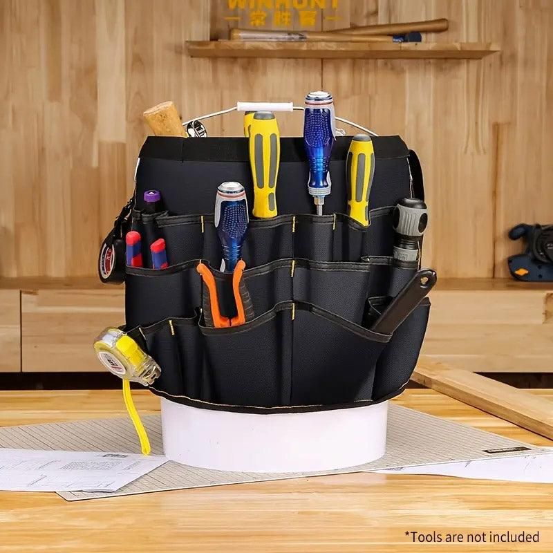 Multifunctional Bucket Bag Hardware Tools Organizer Repair Toolkit Storage Case