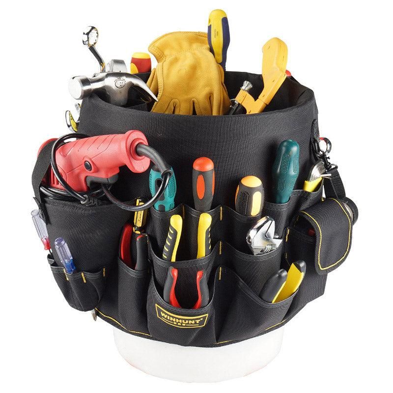 Multifunctional Bucket Bag Hardware Tools Organizer Repair Toolkit Storage Case