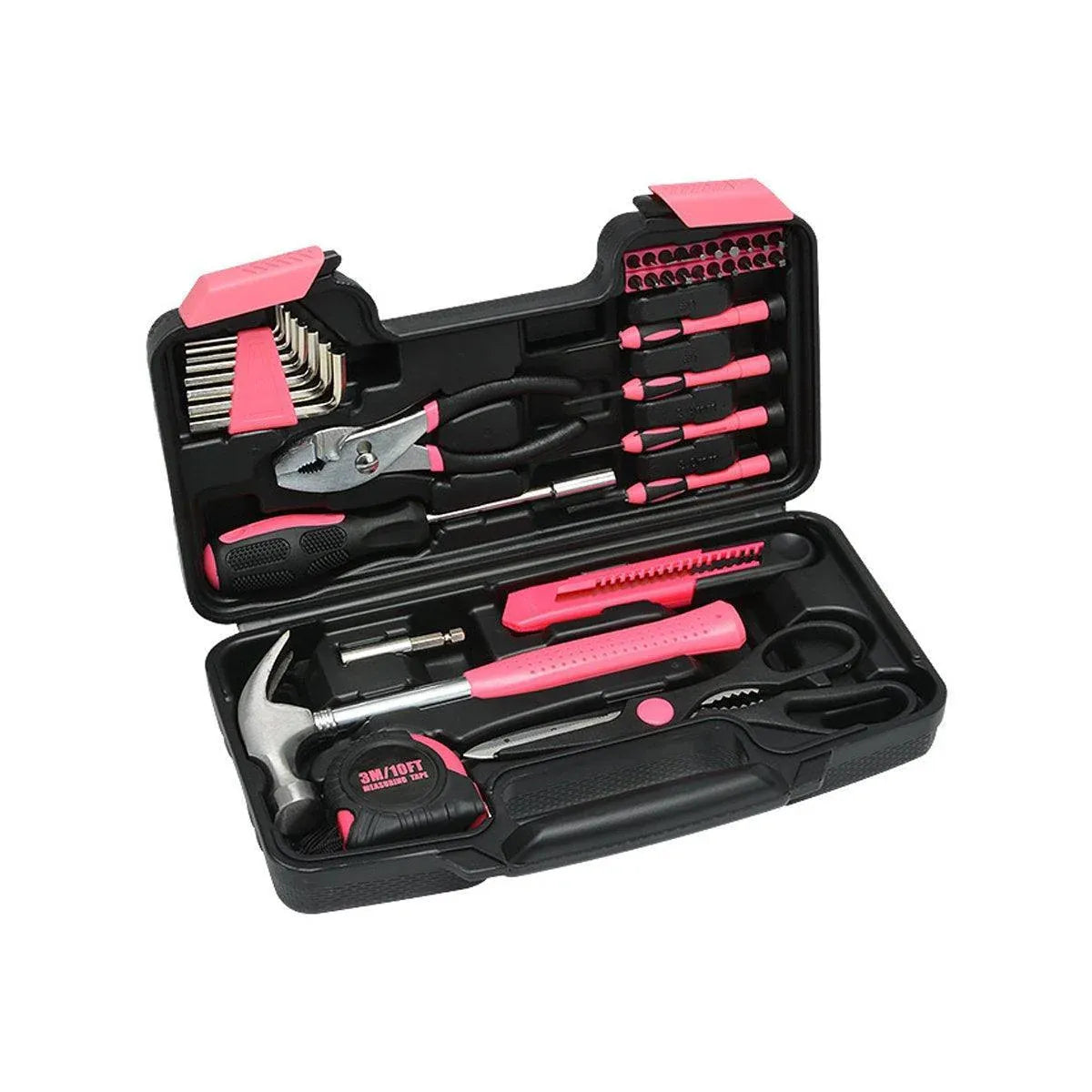 39 Piece Household Hardware Tool Set Multi-purpose Manual Toolbox Repair Kit Home