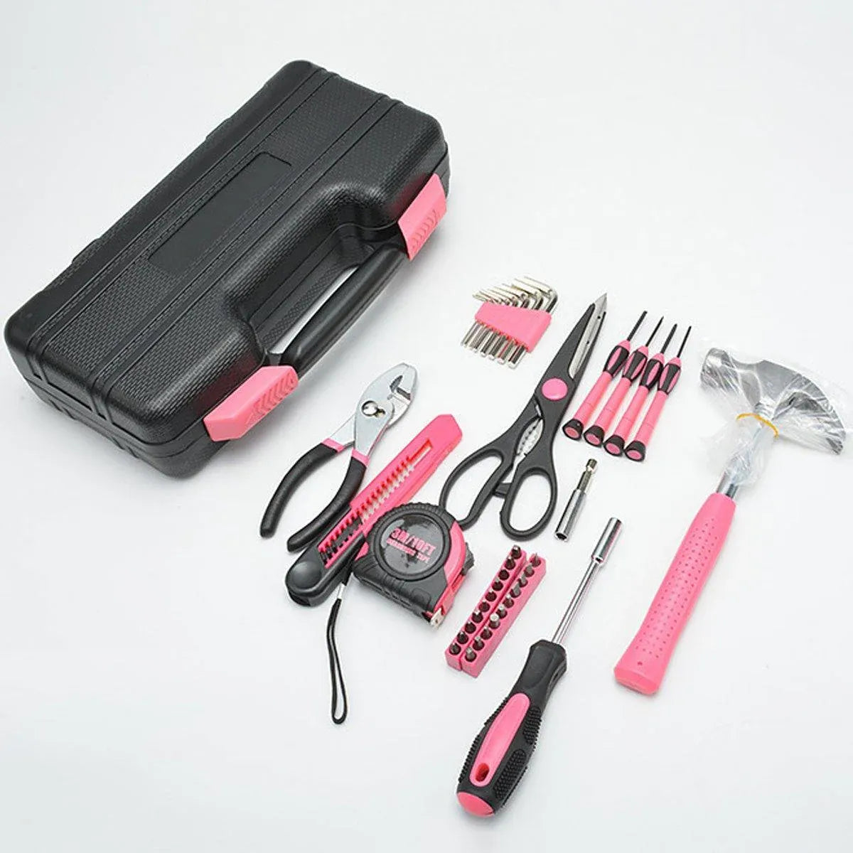 39 Piece Household Hardware Tool Set Multi-purpose Manual Toolbox Repair Kit Home