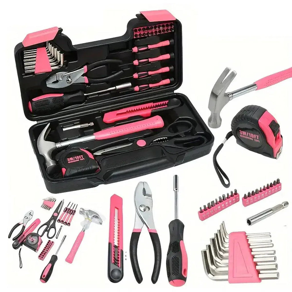 39 Piece Household Hardware Tool Set Multi-purpose Manual Toolbox Repair Kit Home