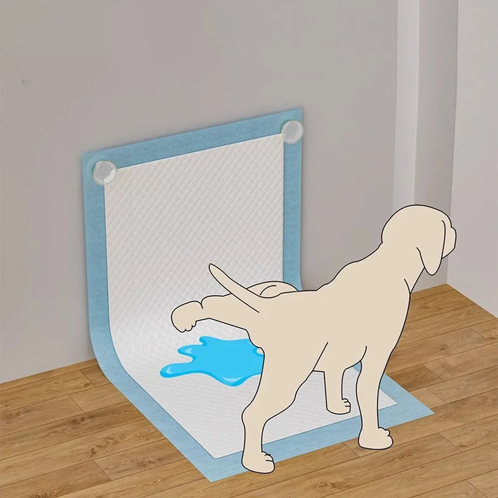 2 Piece Pet Toilet Pad Holder Secure Wall Floor Fixing Clip