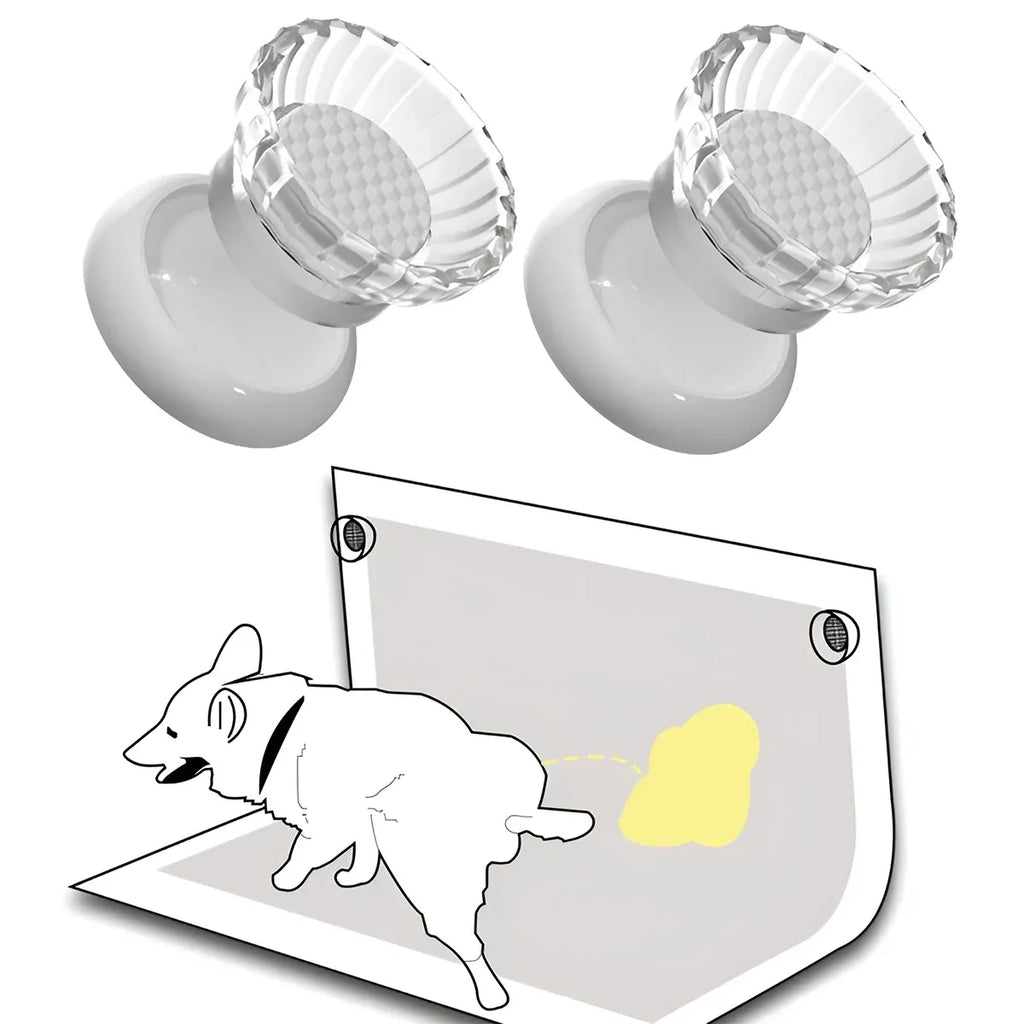 2 Piece Pet Toilet Pad Holder Secure Wall Floor Fixing Clip