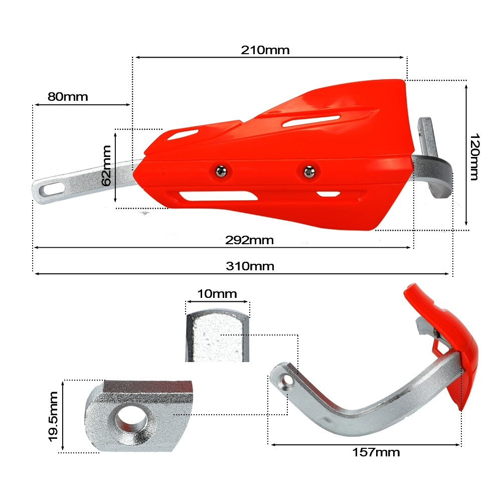 Professional Universal Motorcycle Handguards for Honda CC110 Cross Cub – Heavy Duty Aluminium Alloy Anti-Collision – Ref G18464