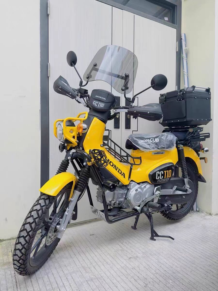 Professional Universal Motorcycle Handguards for Honda CC110 Cross Cub – Heavy Duty Aluminium Alloy Anti-Collision – Ref G18466