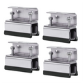 4 Pack Stainless Steel Solar Panel Mounting Brackets (Style A) – Heavy Duty Solar Panel Z-Brackets