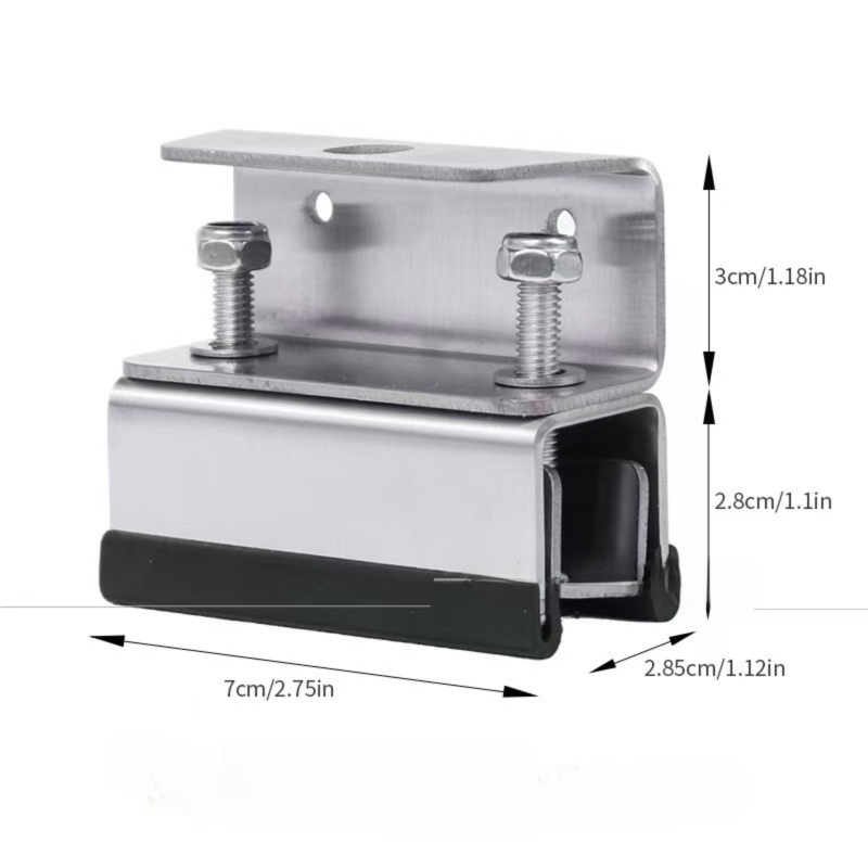 4 Pack Stainless Steel Solar Panel Mounting Brackets (Style A) – Heavy Duty Solar Panel Z-Brackets