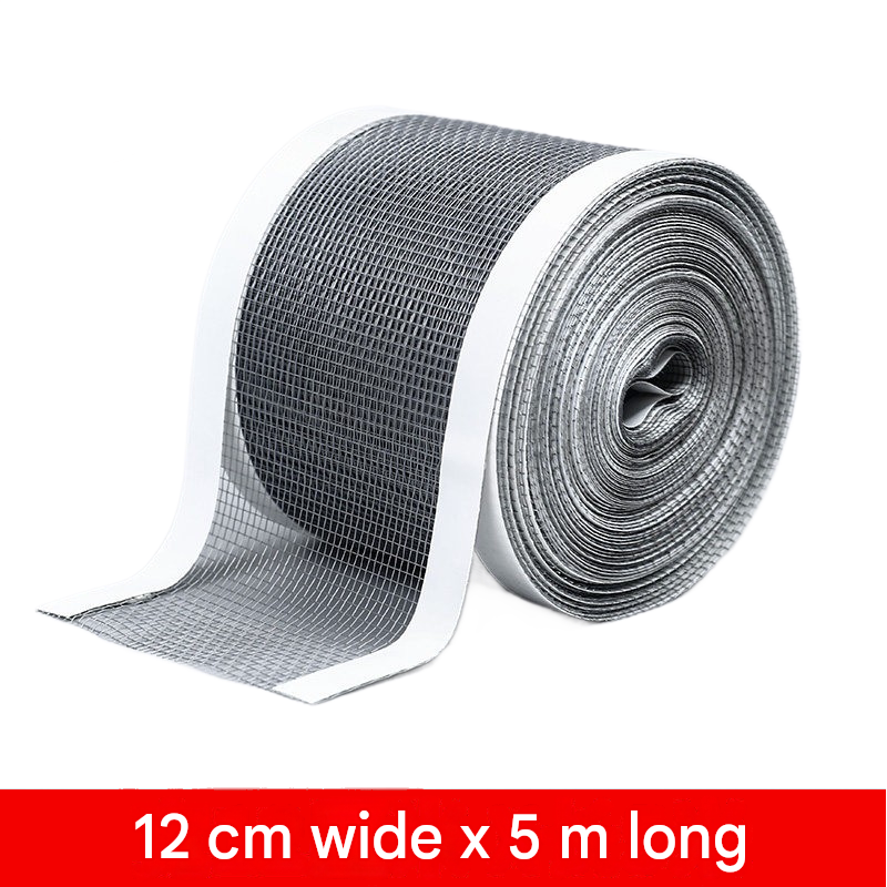 3-pack Self-Adhesive Window Screen Repair Patch – 12cm Wide DIY Flyscreen Mesh Tape, Mosquito Netting Mending Roll
