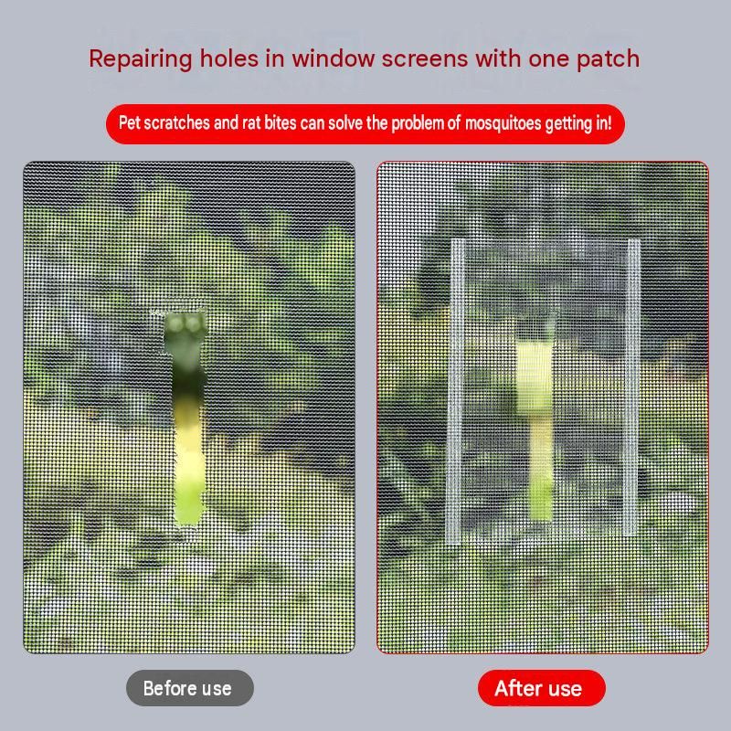 3-pack Self-Adhesive Window Screen Repair Patch – 12cm Wide DIY Flyscreen Mesh Tape, Mosquito Netting Mending Roll