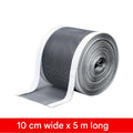 3-pack Self-Adhesive Window Screen Repair Patch – 10cm Wide DIY Flyscreen Mesh Tape, Mosquito Netting Mending Roll