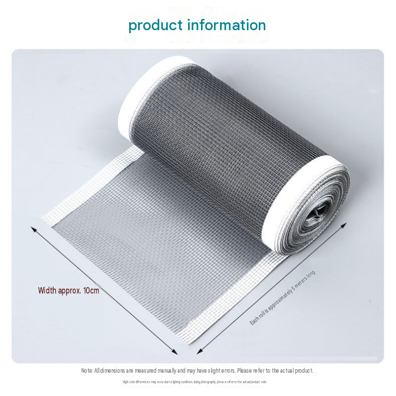3-pack Self-Adhesive Window Screen Repair Patch – 10cm Wide DIY Flyscreen Mesh Tape, Mosquito Netting Mending Roll