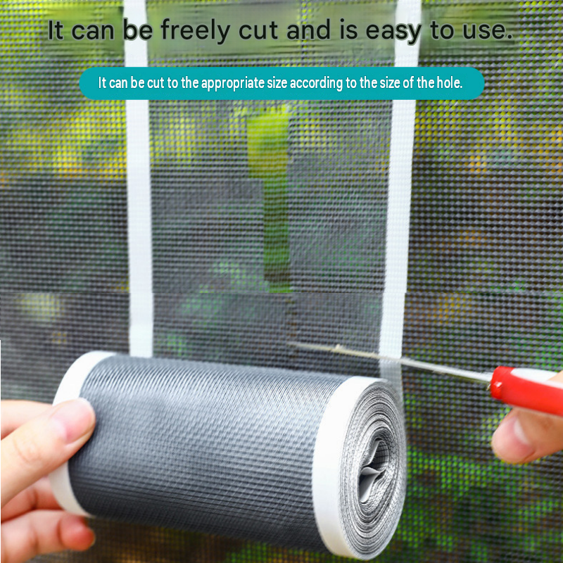 3-pack Self-Adhesive Window Screen Repair Patch – 7cm Wide DIY Flyscreen Mesh Tape, Mosquito Netting Mending Roll