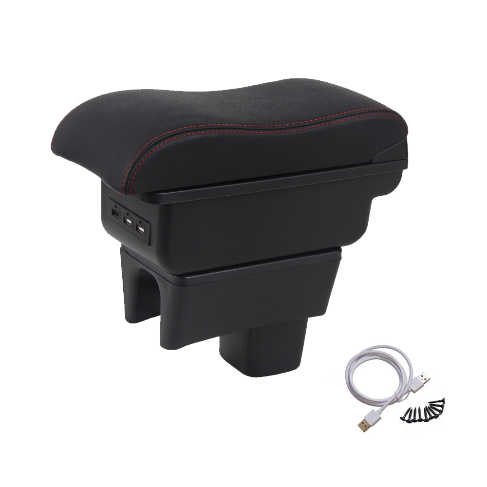 Suzuki Swift 2005-2021 Center Central Storage Car Console Seat Armrest Box Durable ABS Armrest Box Replacement Double