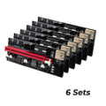 PCIe 1X-16X Riser Extender Kit for Aussie Crypto Miners Gold-Plated Zero Signal Loss 6-Pack Mining Rig with 60cm USB3
