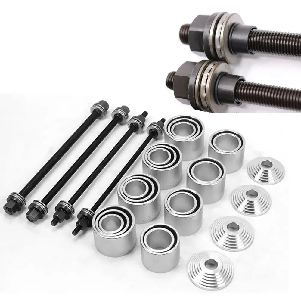 30 Piece Pull and Press Sleeve Kit 45# Steel Removal Installation Bushes Bearings Tool Kit Bush Removal Insertion